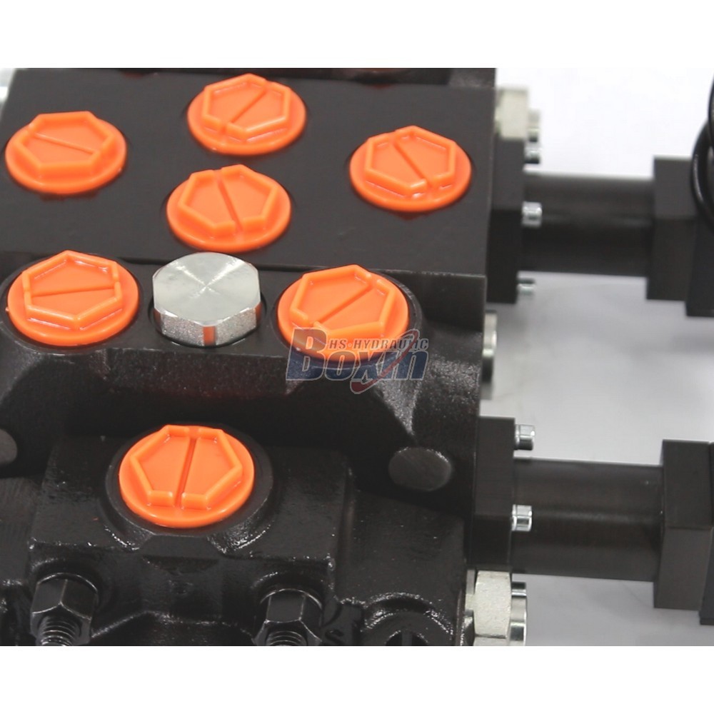 DCV200 Series Electric Motor Driven 2 Spool Sectional Hydraulic Valve detail image